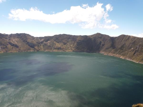 Quilotoa Laguna See Lake Vulkan Volcán Volcano Pujilí